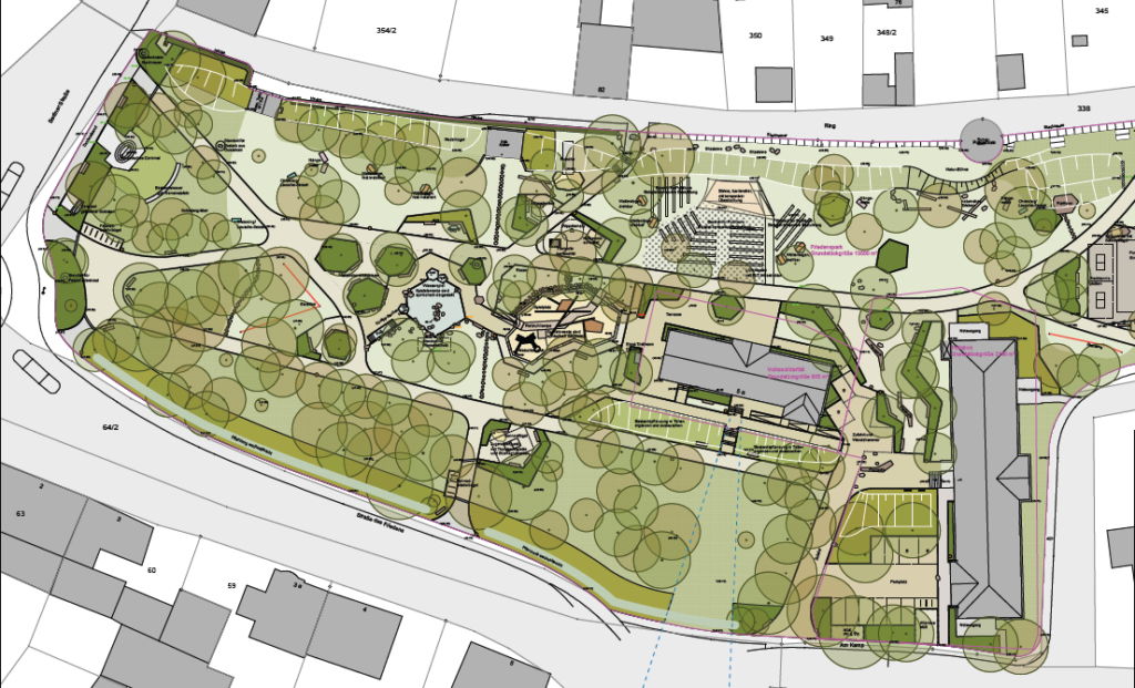Friedenspark_Lageplan